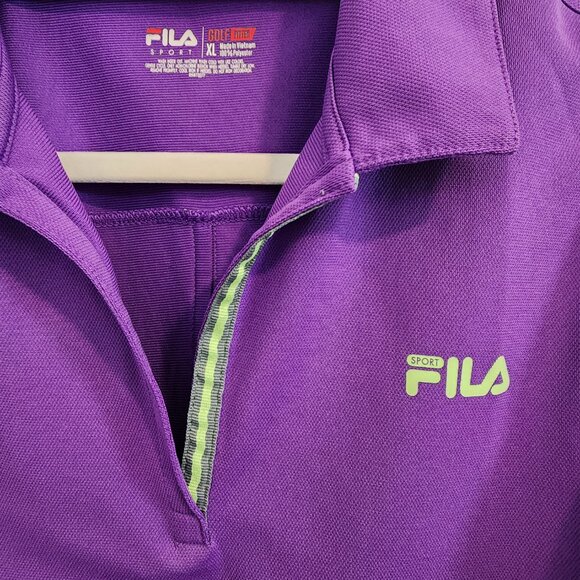 Fila Women's sleeveless golf shirt size XL.  Item 0822249GS - Picture 2 of 5